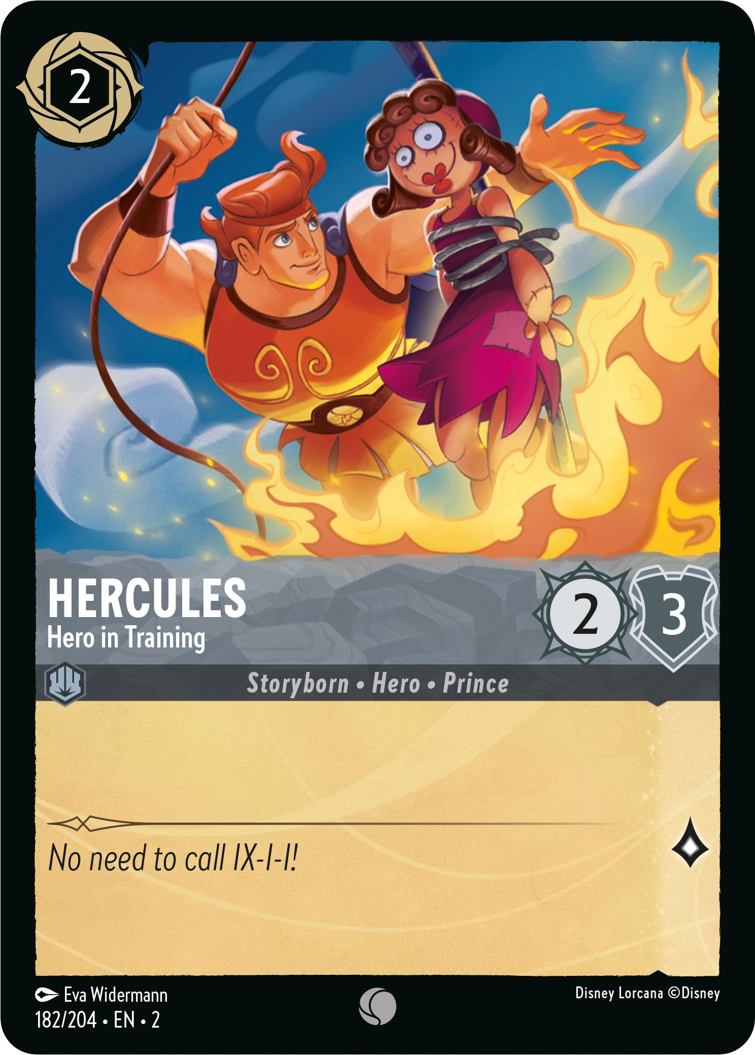 Hercules - Hero in Training (182/204) [Rise of the Floodborn] | Odin's Place