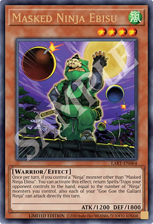 Masked Ninja Ebisu [LART-EN064] Ultra Rare | Odin's Place