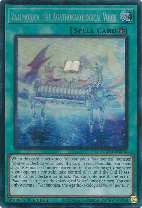 Vaalmonica, the Agathokakological Voice (CR) [VASM-EN035] Collector's Rare | Odin's Place