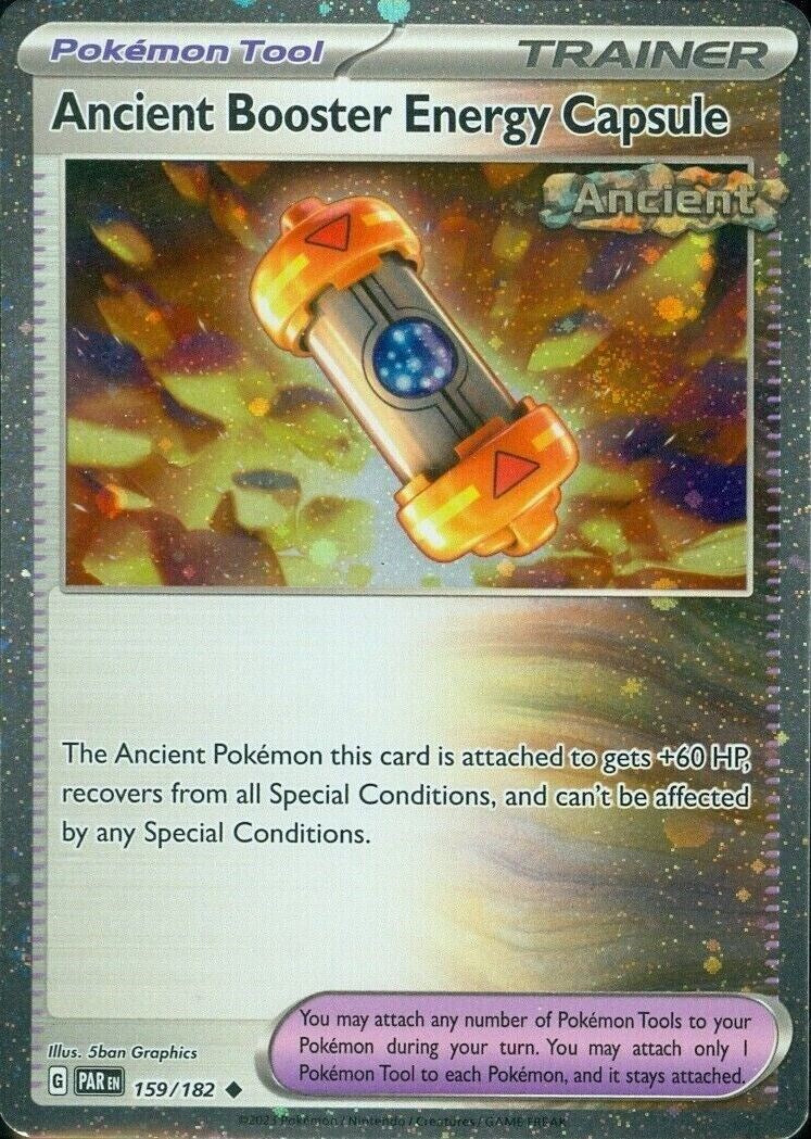 Ancient Booster Energy Capsule (159/182) (Cosmos Holo) [Scarlet & Violet: Paradox Rift] | Odin's Place