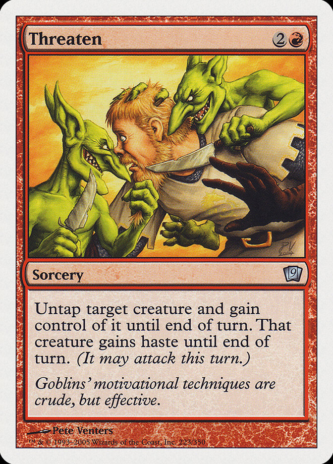 Threaten (223) [Ninth Edition] | Odin's Place