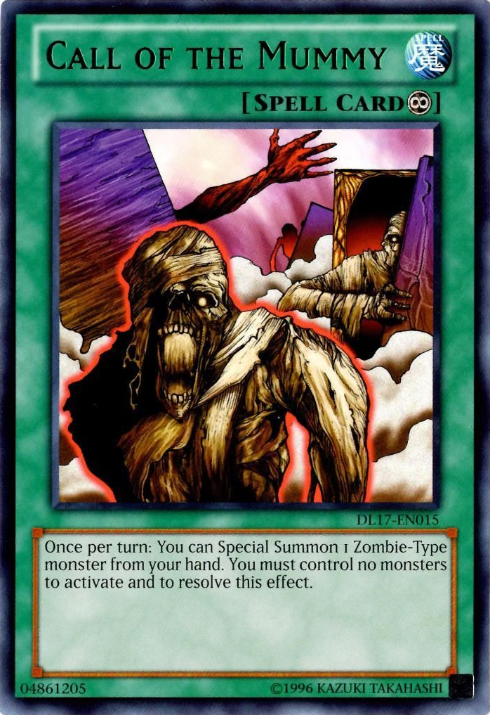 Call of the Mummy (Green) [DL17-EN015] Rare | Odin's Place