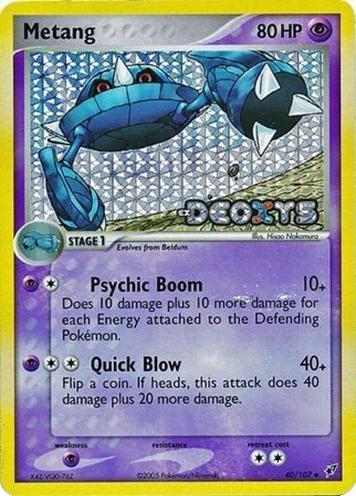 Metang (40/107) (Stamped) [EX: Deoxys] | Odin's Place
