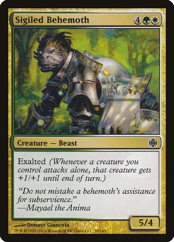 Sigiled Behemoth (79) [Alara Reborn] | Odin's Place