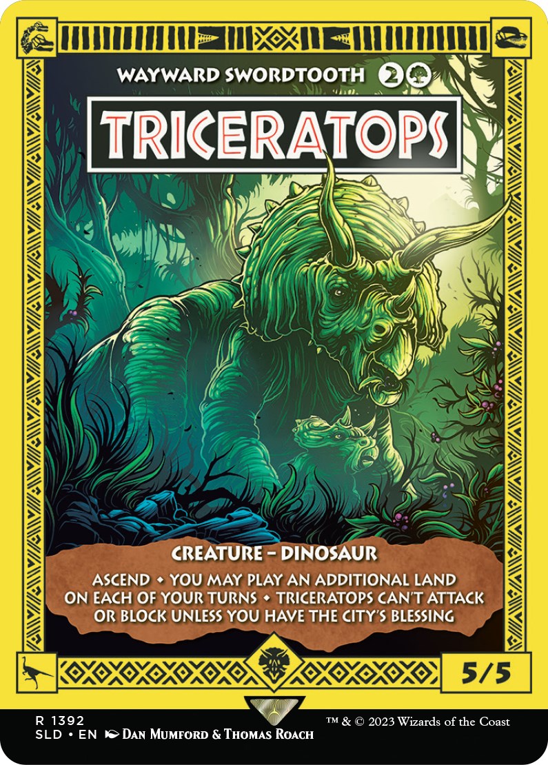 Triceratops - Wayward Swordtooth [Secret Lair Drop Series] | Odin's Place