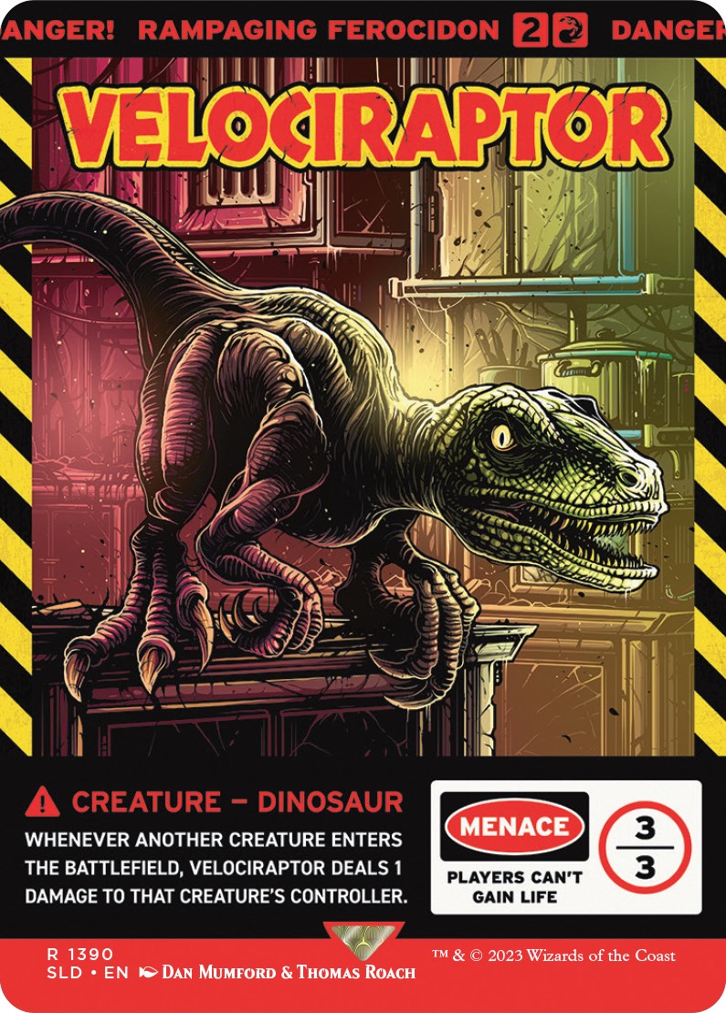 Velociraptor - Rampaging Ferocidon [Secret Lair Drop Series] | Odin's Place