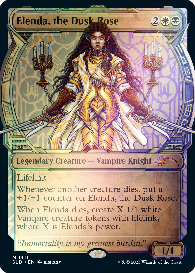Elenda, the Dusk Rose (Rainbow Foil) [Secret Lair Drop Series] | Odin's Place