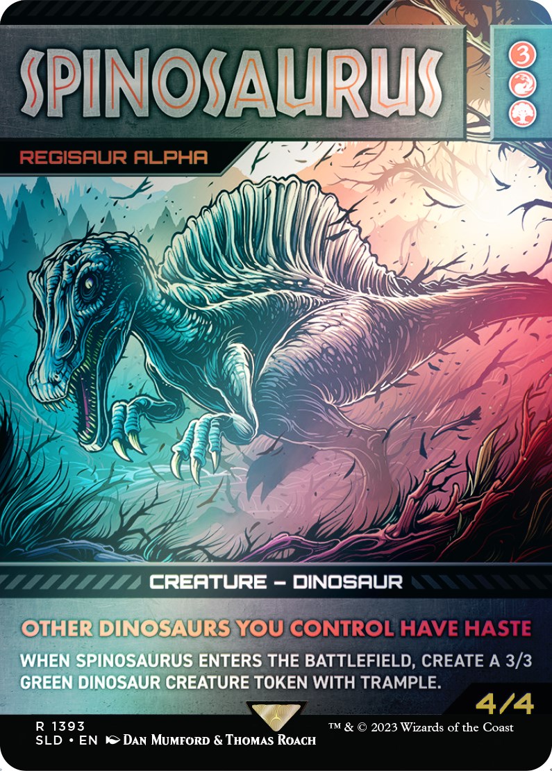 Spinosaurus - Regisaur Alpha (Rainbow Foil) [Secret Lair Drop Series] | Odin's Place