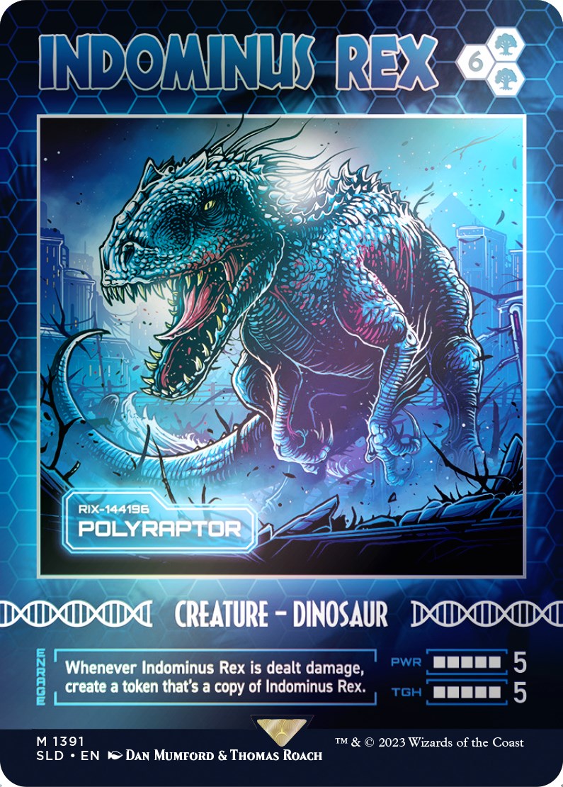 Indominus Rex - Polyraptor (Rainbow Foil) [Secret Lair Drop Series] | Odin's Place