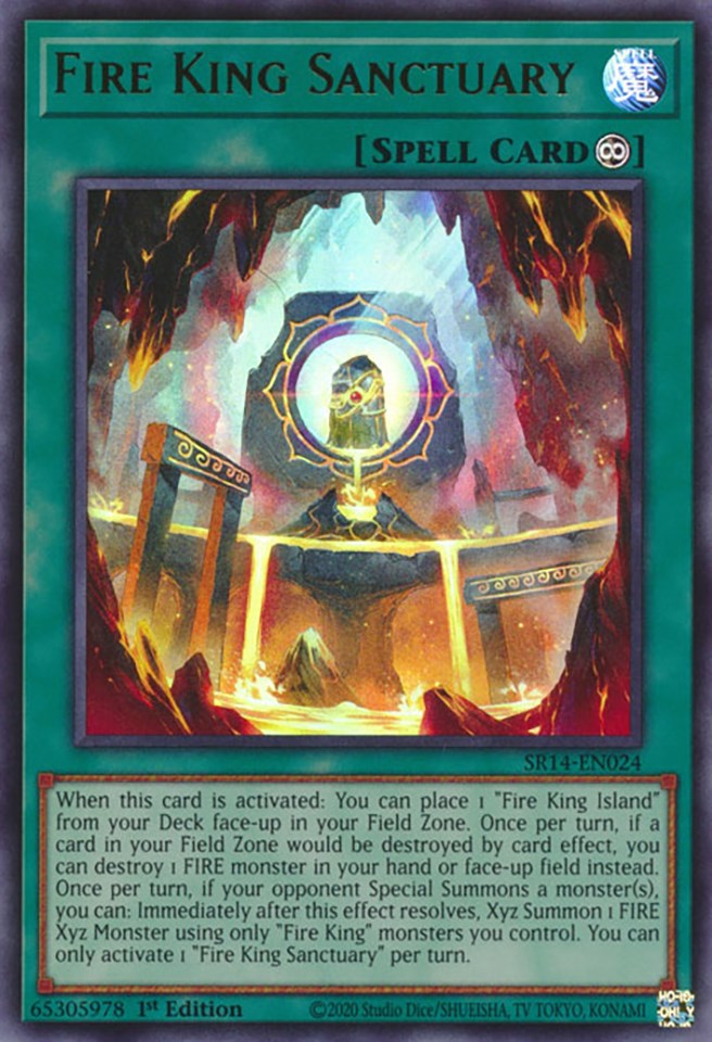 Fire King Sanctuary [SR14-EN024] Ultra Rare | Odin's Place