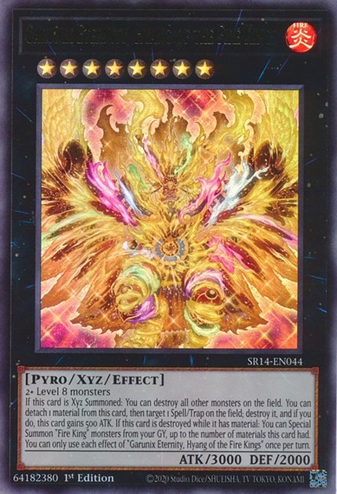 Garunix Eternity, Hyang of the Fire Kings [SR14-EN044] Ultra Rare | Odin's Place