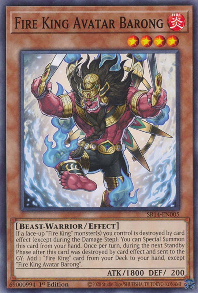 Fire King Avatar Barong [SR14-EN005] Common | Odin's Place