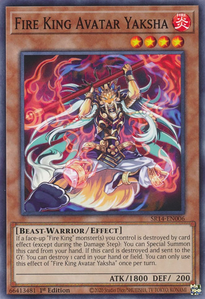 Fire King Avatar Yaksha [SR14-EN006] Common | Odin's Place