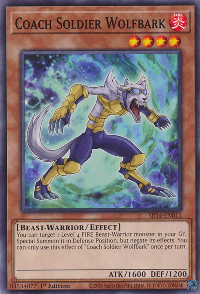 Coach Soldier Wolfbark [SR14-EN011] Common | Odin's Place
