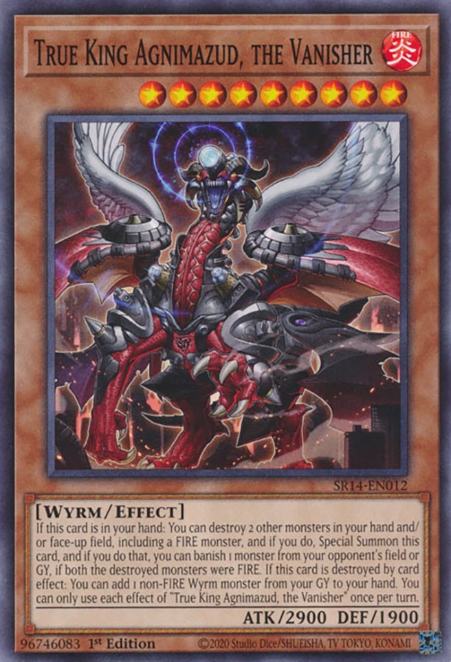 True King Agnimazud, the Vanisher [SR14-EN012] Common | Odin's Place