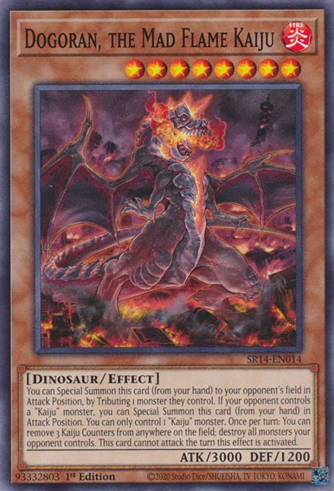 Dogoran, the Mad Flame Kaiju [SR14-EN014] Common | Odin's Place