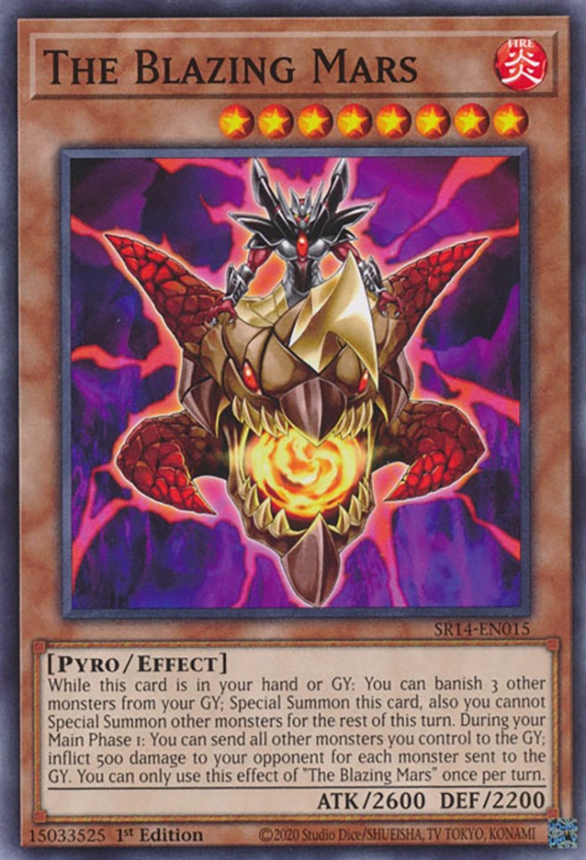 The Blazing Mars [SR14-EN015] Common | Odin's Place