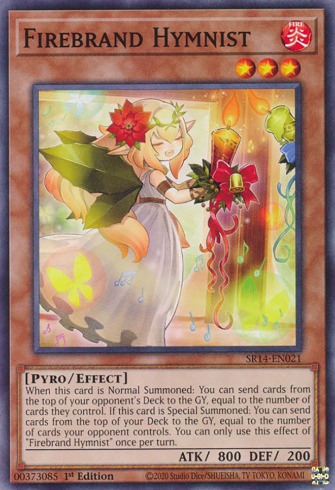 Firebrand Hymnist [SR14-EN021] Common | Odin's Place