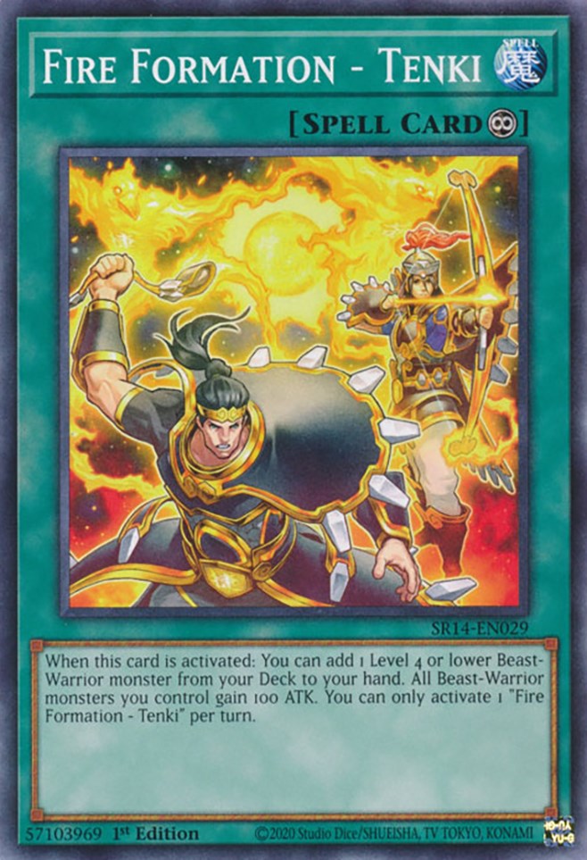 Fire Formation - Tenki [SR14-EN029] Common | Odin's Place