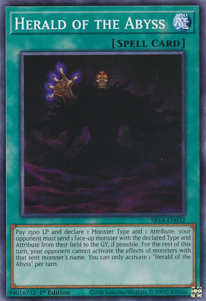 Herald of the Abyss [SR14-EN032] Common | Odin's Place