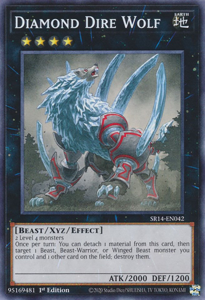Diamond Dire Wolf [SR14-EN042] Common | Odin's Place
