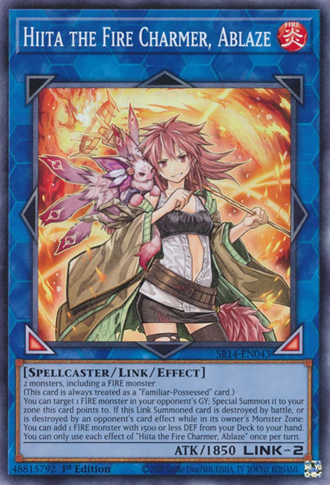 Hiita the Fire Charmer, Ablaze [SR14-EN043] Common | Odin's Place