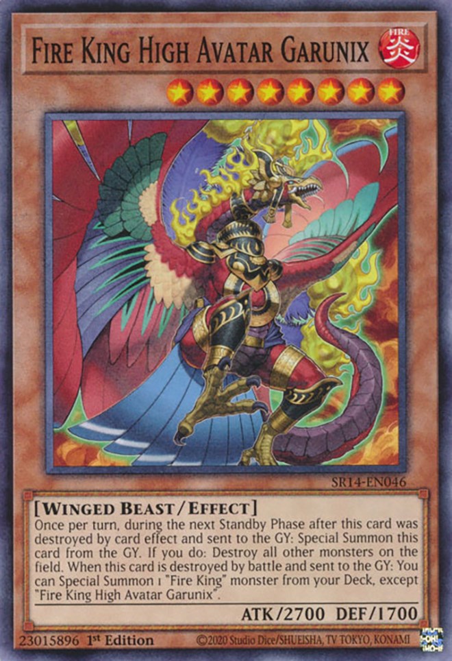 Fire King High Avatar Garunix [SR14-EN046] Common | Odin's Place