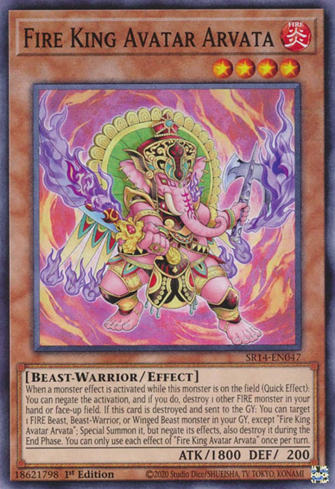 Fire King Avatar Arvata [SR14-EN047] Common | Odin's Place