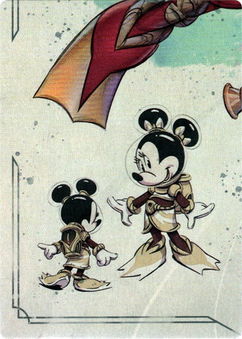 Minnie Mouse - Wide-Eyed Diver Puzzle Insert (Bottom Left) [Rise of the Floodborn] | Odin's Place