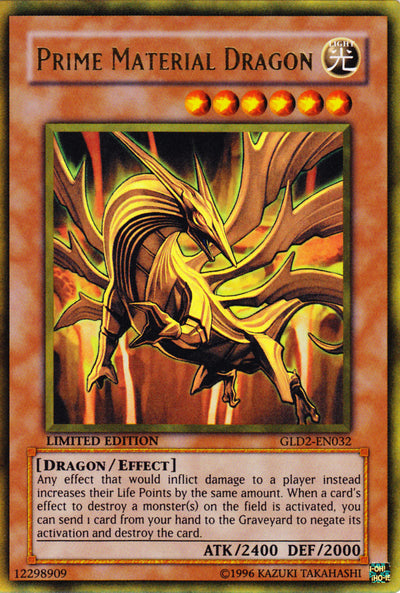 Prime Material Dragon [GLD2-EN032] Ultra Rare | Odin's Place