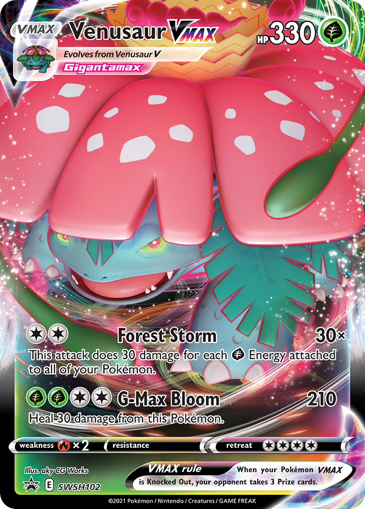 Venusaur VMAX (SWSH102) [Sword & Shield: Black Star Promos] | Odin's Place