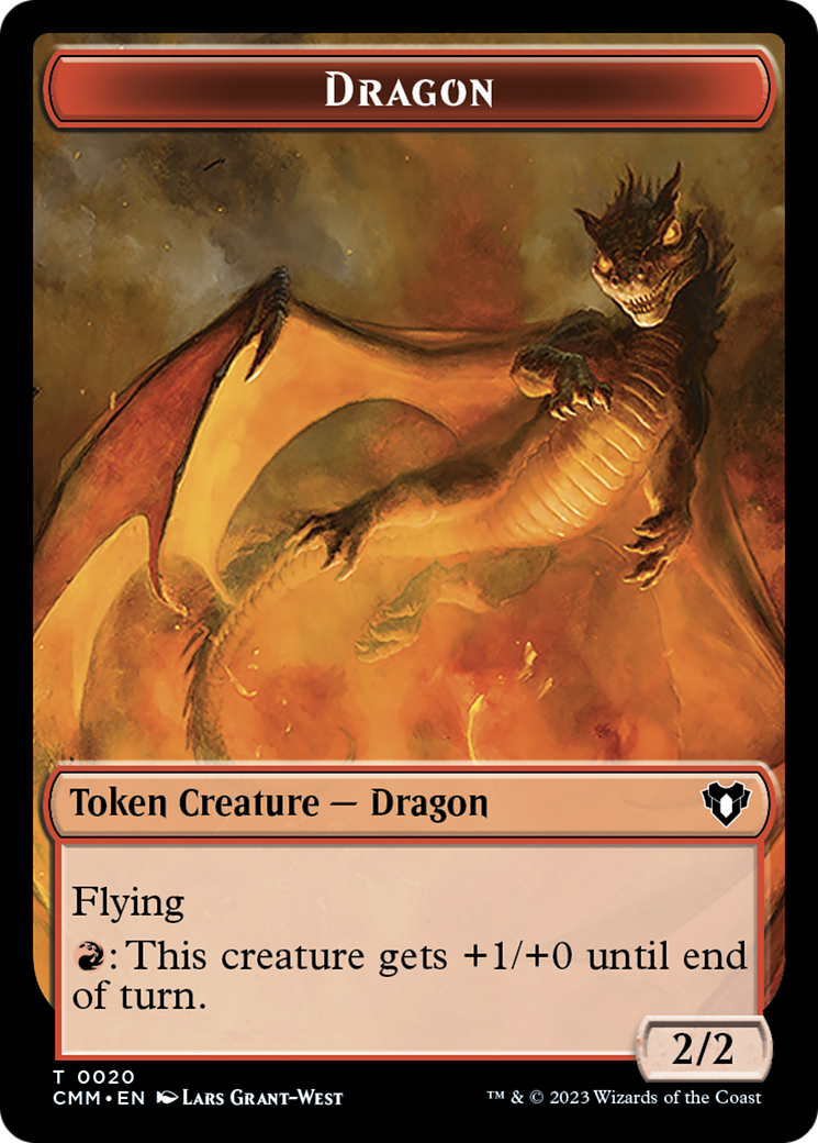 Dragon Token (20) [Commander Masters Tokens] | Odin's Place