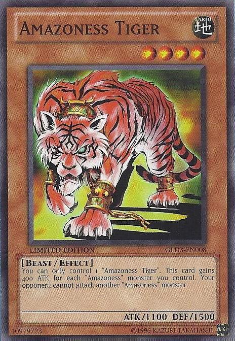 Amazoness Tiger [GLD3-EN008] Common | Odin's Place