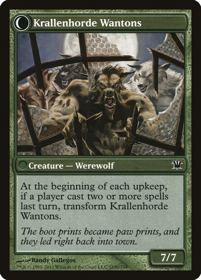 Grizzled Outcasts // Krallenhorde Wantons [Innistrad] | Odin's Place