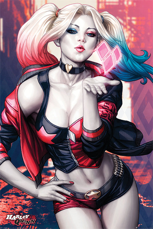 Poster: Harley Quinn Kiss | Odin's Place