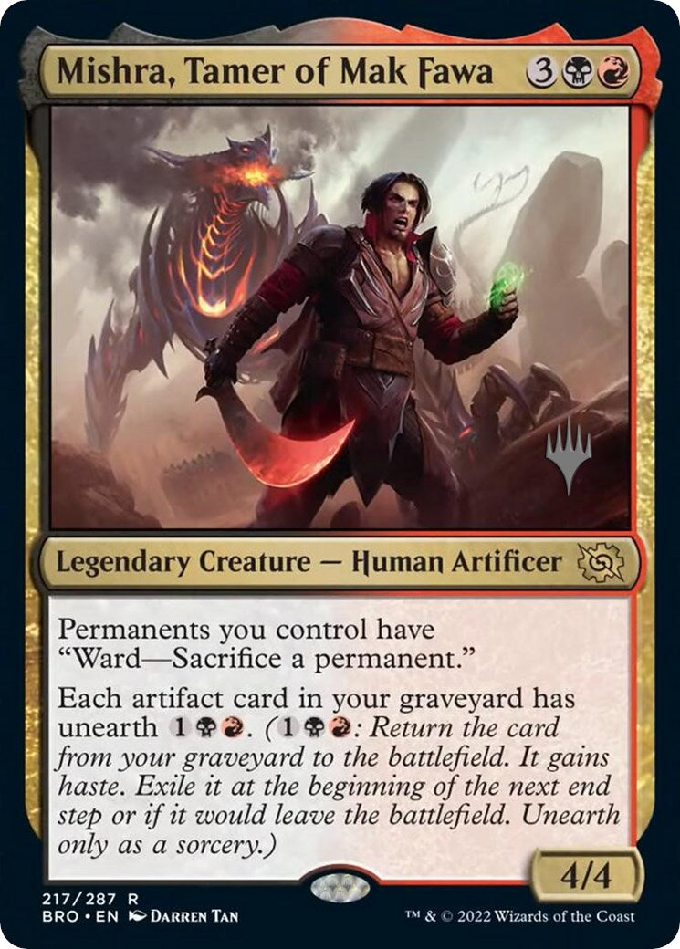 Mishra, Tamer of Mak Fawa (Promo Pack) [The Brothers' War Promos] | Odin's Place
