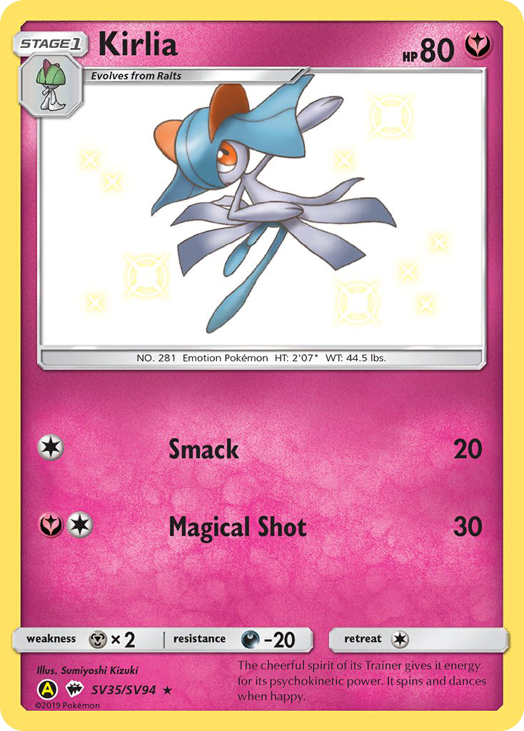 Kirlia (SV35/SV94) [Sun & Moon: Hidden Fates - Shiny Vault] | Odin's Place