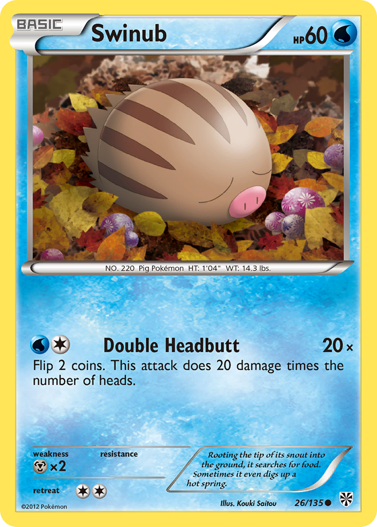 Swinub (26/135) [Black & White: Plasma Storm] | Odin's Place