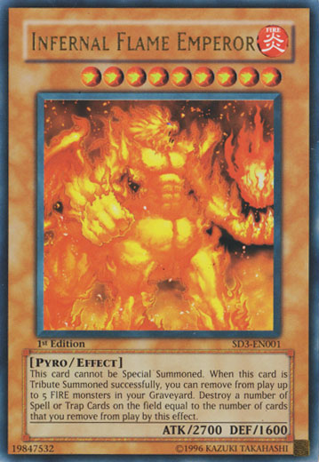 Infernal Flame Emperor [SD3-EN001] Ultra Rare | Odin's Place