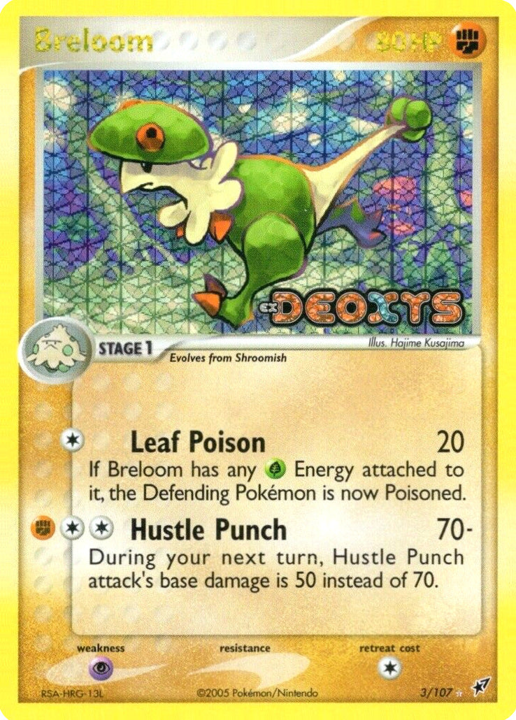 Breloom (3/107) (Stamped) [EX: Deoxys] | Odin's Place