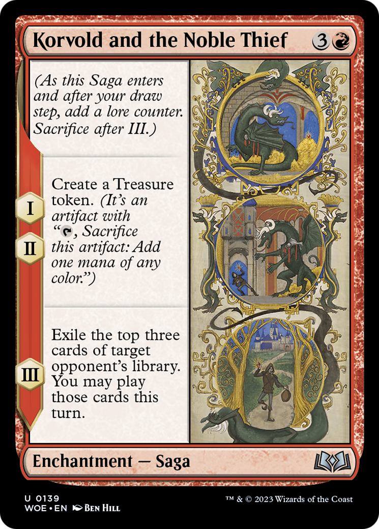 Korvold and the Noble Thief [Wilds of Eldraine] | Odin's Place