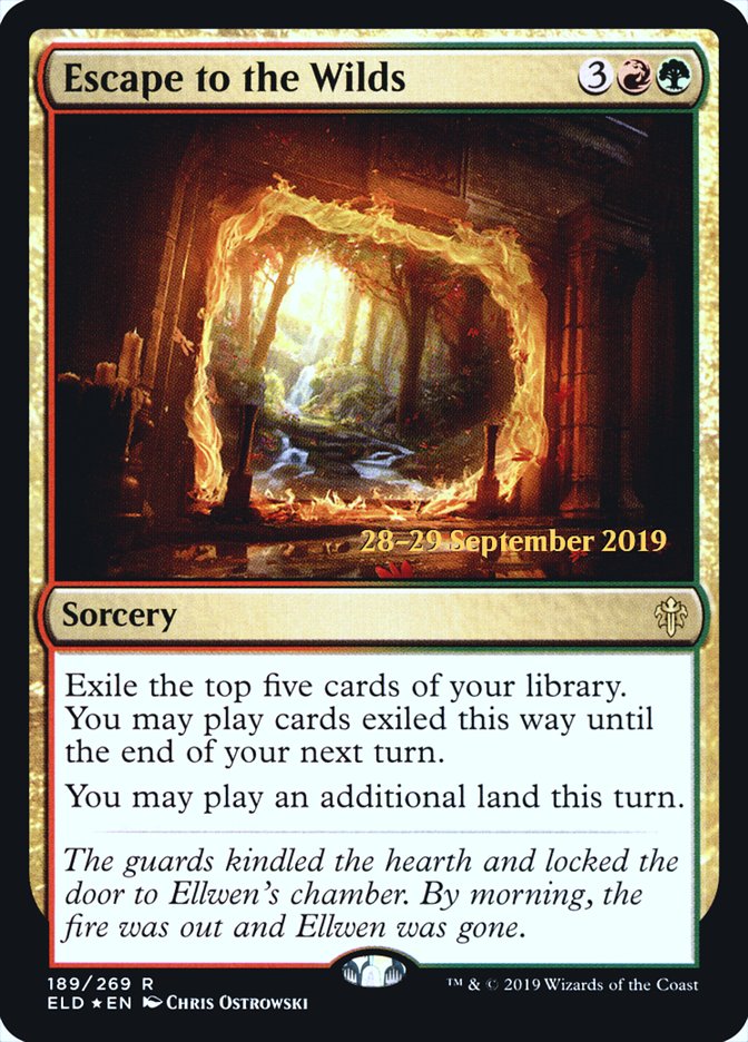 Escape to the Wilds [Throne of Eldraine Prerelease Promos] | Odin's Place