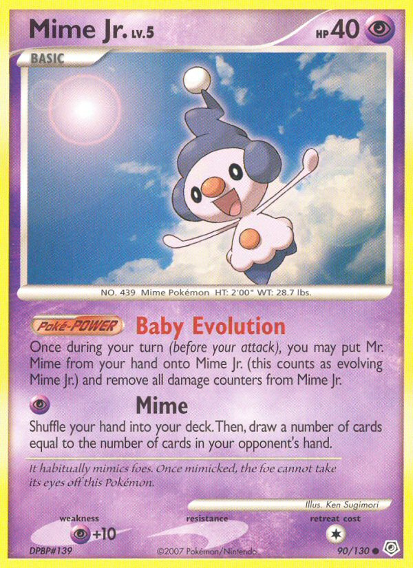 Mime Jr. (90/130) [Diamond & Pearl: Base Set] | Odin's Place