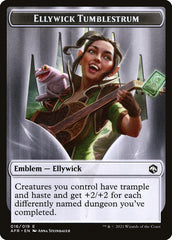 Devil // Ellywick Tumblestrum Emblem Double-Sided Token [Dungeons & Dragons: Adventures in the Forgotten Realms Tokens] | Odin's Place