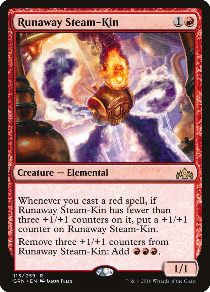 Runaway Steam-Kin (115) [Guilds of Ravnica] | Odin's Place