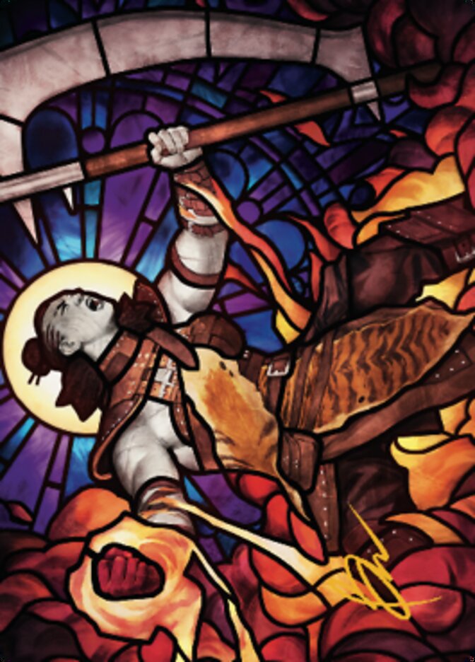 Garna, Bloodfist of Keld Art Card (Gold-Stamped Signature) [Dominaria United Art Series] | Odin's Place