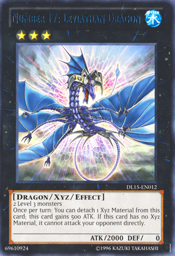 Number 17: Leviathan Dragon (Blue) [DL15-EN012] Rare | Odin's Place