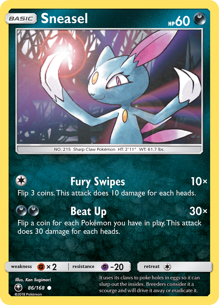Sneasel (86/168) [Sun & Moon: Celestial Storm] | Odin's Place