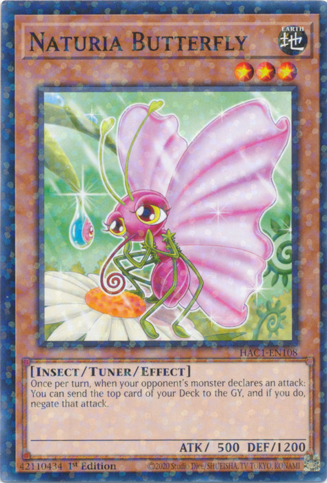Naturia Butterfly (Duel Terminal) [HAC1-EN108] Common | Odin's Place