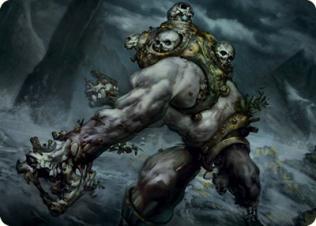Skull Skaab Art Card [Innistrad: Crimson Vow Art Series] | Odin's Place
